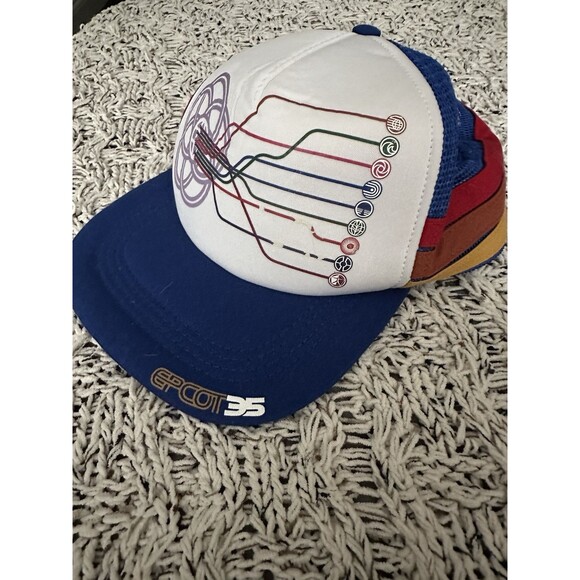 Epcot 35 Walt Disney World Retro Hat 35th Anniversary 2017 Disney Parks - Picture 1 of 8